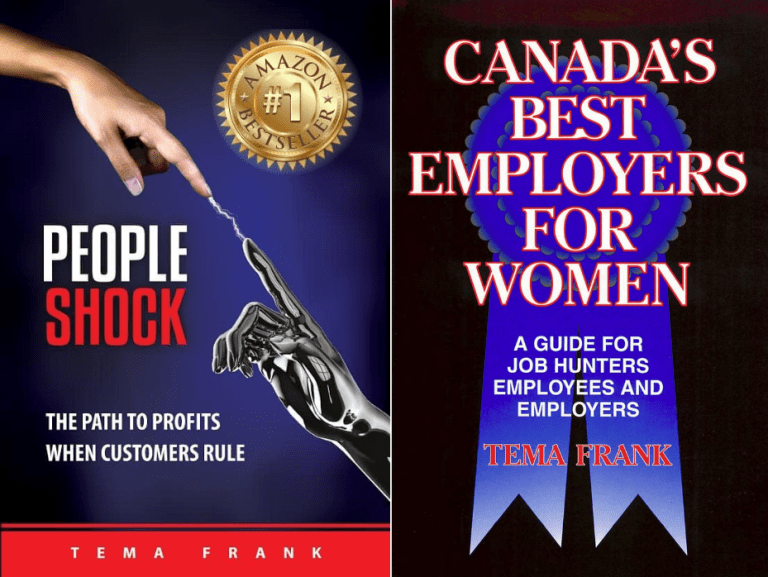 Tema Frank's 2 business books: PeopleShock, and Canada's Best Employers for Women
