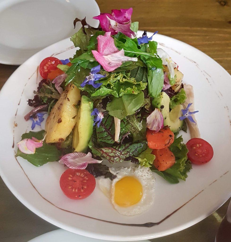 Gorgeous salad at Organika