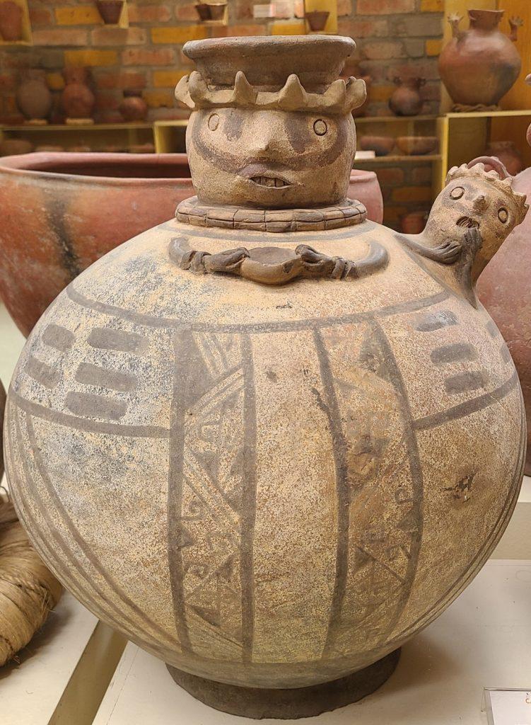 two headed pot, Museo de las Culturas Aborigenes, Cuenca, Ecuador