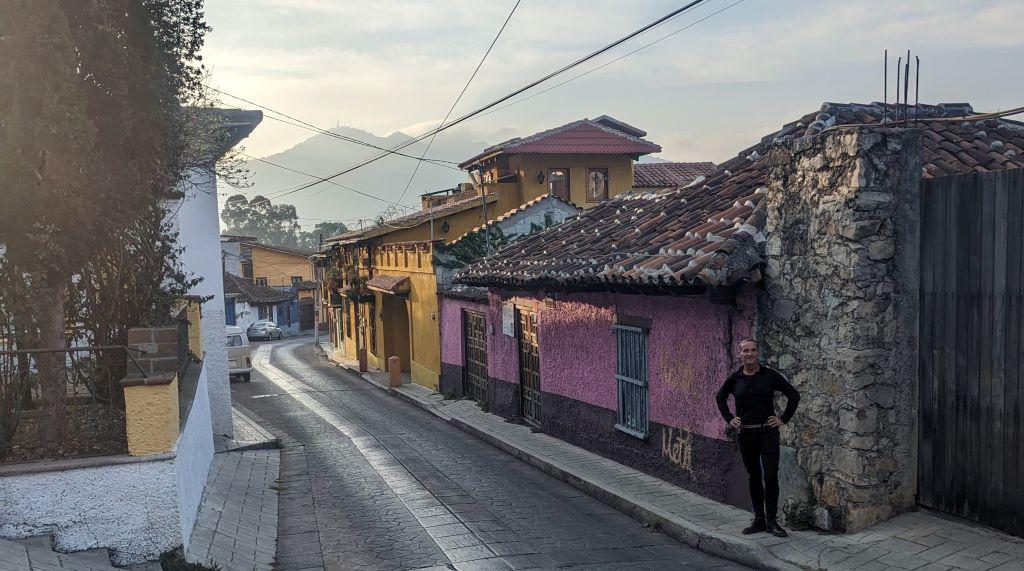 Street in San Cristobal de las Casas, Chiapas, Mexico