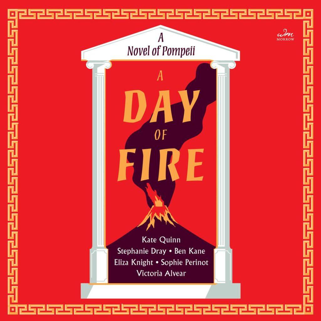 Cover of the audiobook version of A Day of Fire: A Novel of Pompeii