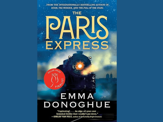 Book cover: The Paris Express, by Emma Donoghue