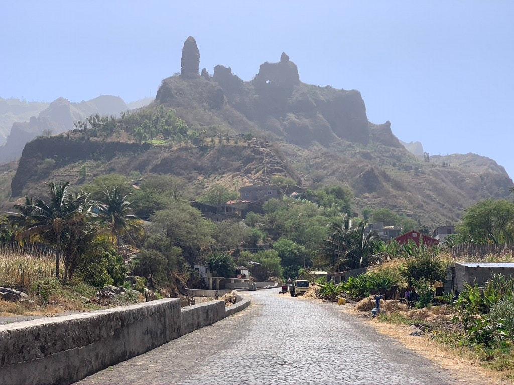 Santiago, Cape Verde, rural road