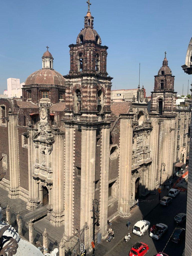 View from the rooftop cafe at the Museo Del Estanquillo