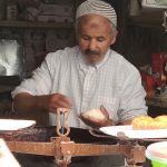 A sfenj maker in Essaouira, Morocco