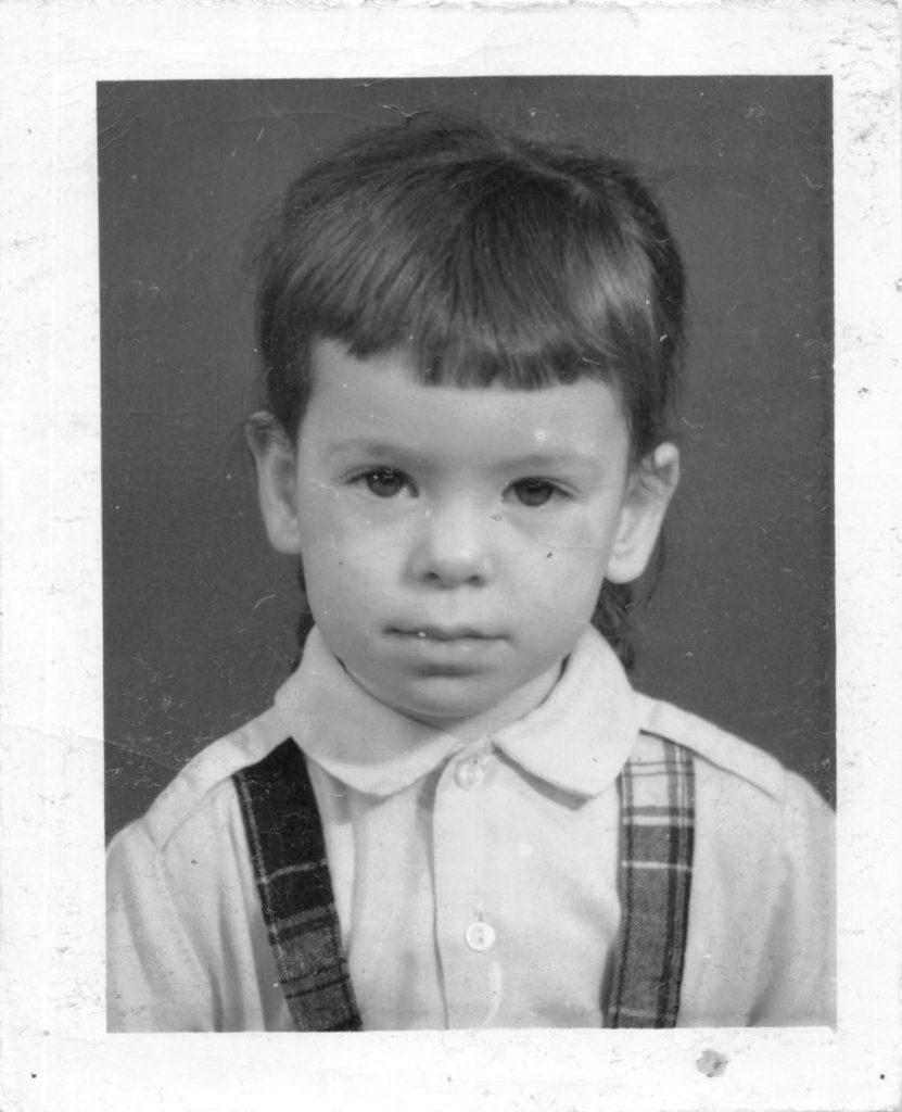 Tema Frank, age 3 (my first passport photo)