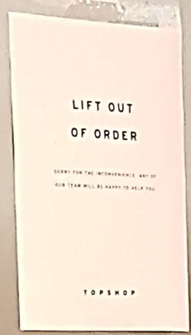 Lift out of order: a chronic problem in London