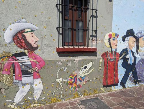 street art in Oaxaca, Mexico, Feb 2024